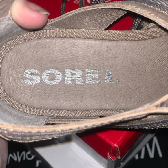 Sorel LaceUp Sandals- Worn Once - Picture 2 of 4